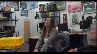 Hot doxy has sex in shop