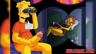 Caught fucking the hot neighbor through the window!