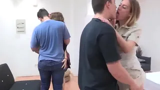 Two hot MILFs pay for the service with their bodies