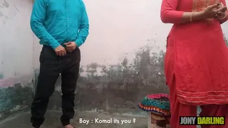 indian hot girl fucked by young boy at his home when parents are gone for night, real homemade sex video