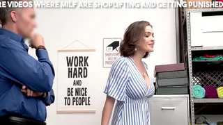 Blonde Hot Milf Is Stealing Things From Store