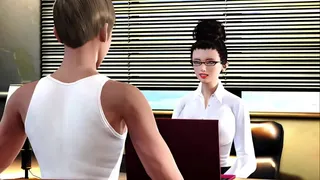 Max's Life Cap 54 - Massaging a girl with huge tits and eating a sexy girl's pussy