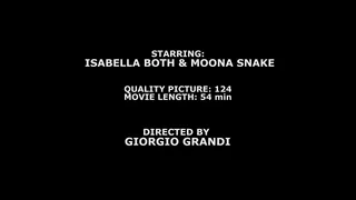 CreamFart Tribute, Isabella Both & Moona Snake 4on2, ATOGM, DAP, Gapes, Squirt Drink, Cum in Mouth, Swallow GIO2165