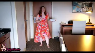 Squirting All Over Someone's Hotel Room