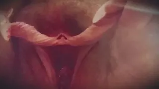 Huge pussy lips teased