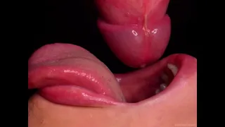 Close up : Awesome SUCKING Mouth - ASMR Blowjob