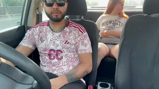 MASTURBATING A TAXI DRIVER ON THE STREET