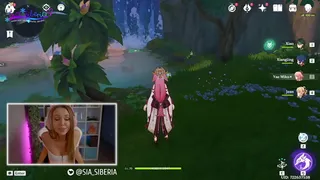 Genshin impact: The streamer jerks off like a whore