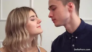 Attractive nude centerfold enjoys hymen losing virginity