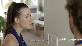 Poor Husband Gets Cucked By Wife Fucking The Boss Infront Of Him
