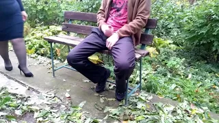 Our dirty hobby is cumming on the street