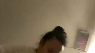 Huge dildo in Polish pussy