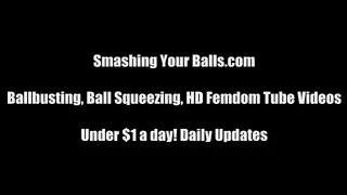 Ballbusting and Ball Kicking Humiliation