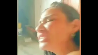 Unfaithful milf gets fucked doggy style while her husband is away