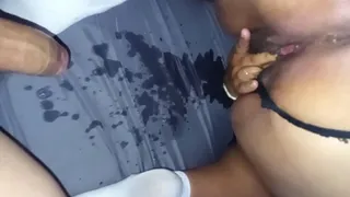 Big ass cheater without a condom