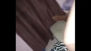 Indonesian porn almost caught by husband while in the room with his friend