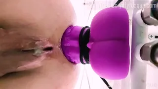 Yiffyfosque big dildo anal insertion