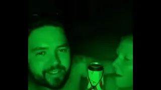 Drinking in the hot tub turns naughty on IG live