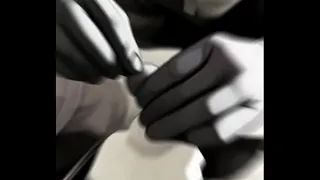 Doctor inserating foley catheter to a male patient