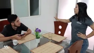 I fuck my horny stepsister's delicious ass in revenge against her cheating boyfriend. part 1