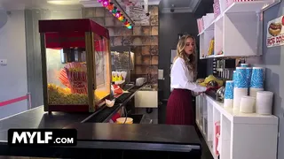 Concept: XXX Files - Virgin Ghosts Fuck Movie Theater Employee