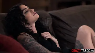 Horny MILF masturbated and enjoyed rough interracial sex