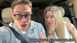 CUTE TEEN LIGHT BLUE EYES AZZURRA EYES SHOW HER TITS AND PUSSY TO MAX FELICITAS