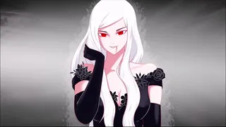 Vampire woman masturbates you. Follow the instructions and the rhythm.