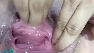 Mature Japan woman peehole fuck cucumber masturbation urethral penetration