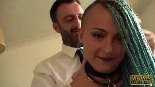 British Inked Babe Ravaged After Blowjob