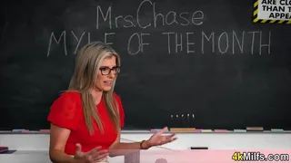 Interview and quickie fuck with a blonde wife