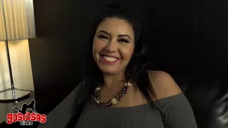 Hot brunette in porn