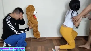 Full Netorare Girlfriend Rides Chubby Her Silly Boyfriend In Front Of Him With His Best Friend NTR JAV