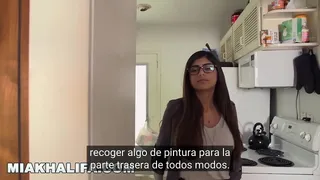 MIA KHALIFA - Interracial sex with sad arab girl and well hung black guys