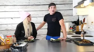 "Puddles first cooking show"