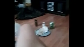 Jacking the cock a little thinking about her
