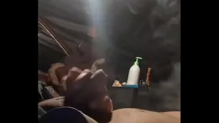 Jacking off to mature woman