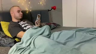 Stranger girl caught me jerking off and flashing my dick and helped me cum.