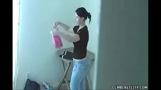 Cumblast city Stranger in closet