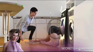 Apocalust 04 - Stepmom stuck in the laundry room and gets her big ass rub by huge cock