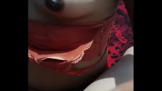 I find my husband's friend jerking off and I help him get his milk out