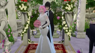 Sakura's Wedding Part 1 Naruto Hentai Netorare Wife Cheated Wedding Tricked Husband Cuckold Anime