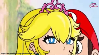Mario and princess peach