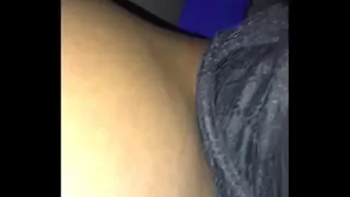 Unshaved pregnant slut with big clit gets fucked