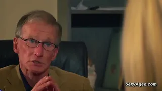 When blonde babe Luna Melba comes on the office to talk about her job with her old employer she sucks and fucks his hard dick to makes sure her job