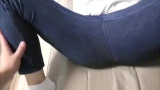 A loving couple's daily sex. The husband devours her pussy before her mother comes home.