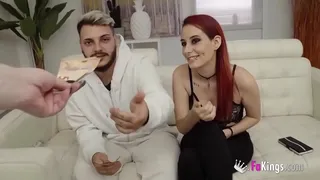 He agrees to sell his girlfriend... But he's not so happy after!
