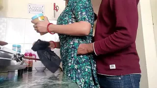 Wife quenched her thirst by fucking in the kitchen even though she didn't want to fuck