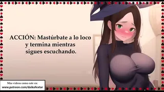 JOI roleplay with an embarrassed witch... who loves anal. COMPLETE VIDEO.
