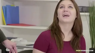 She did not expect to get caught getting drilled by
